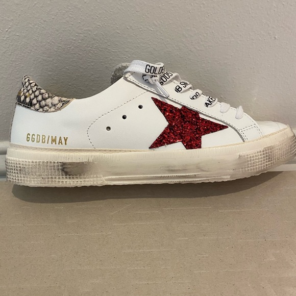 Golden Goose May Glitter Star Sneaker- NIB - Picture 4 of 7